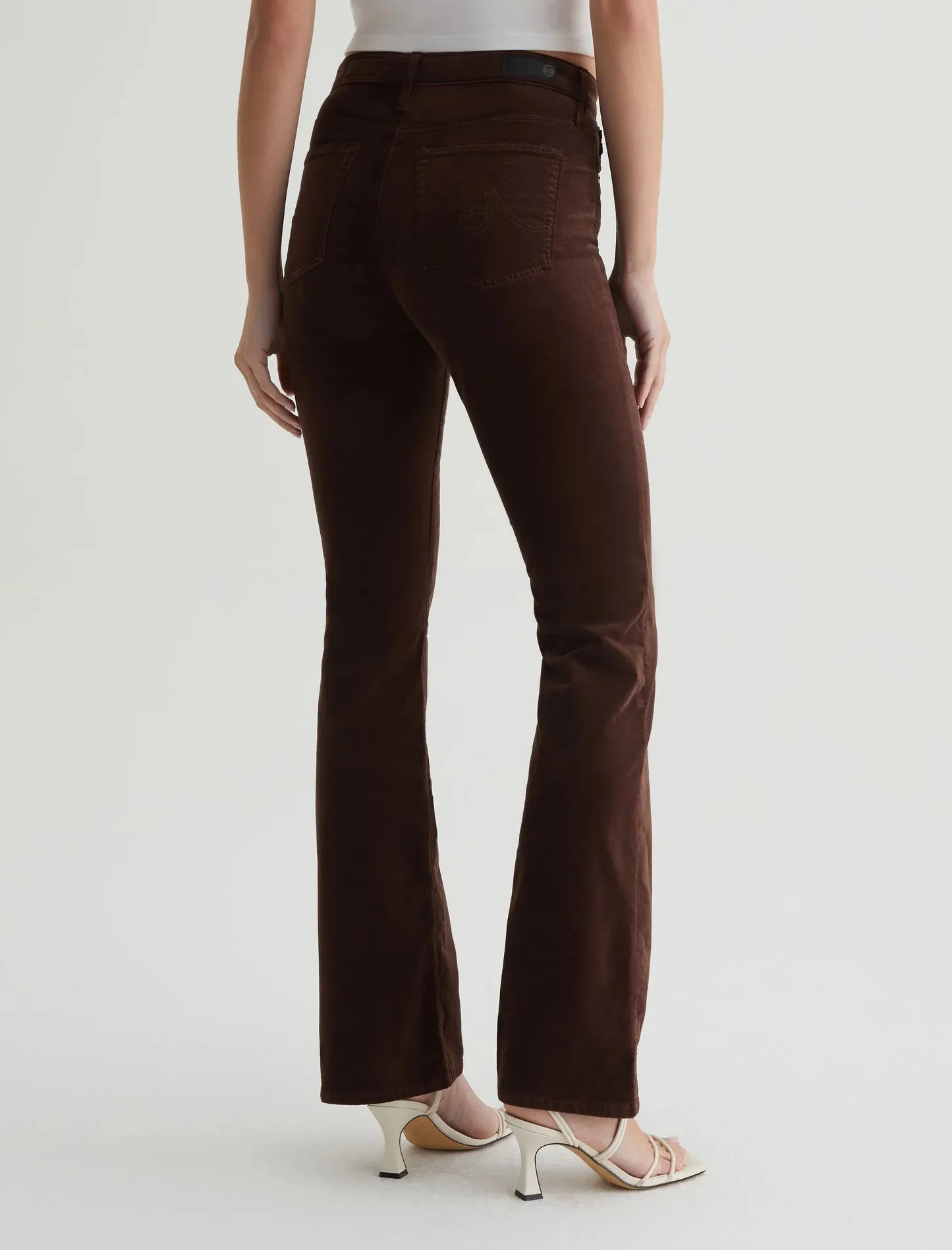 AG Velvet Farrah Boot, Bitter Chocolate