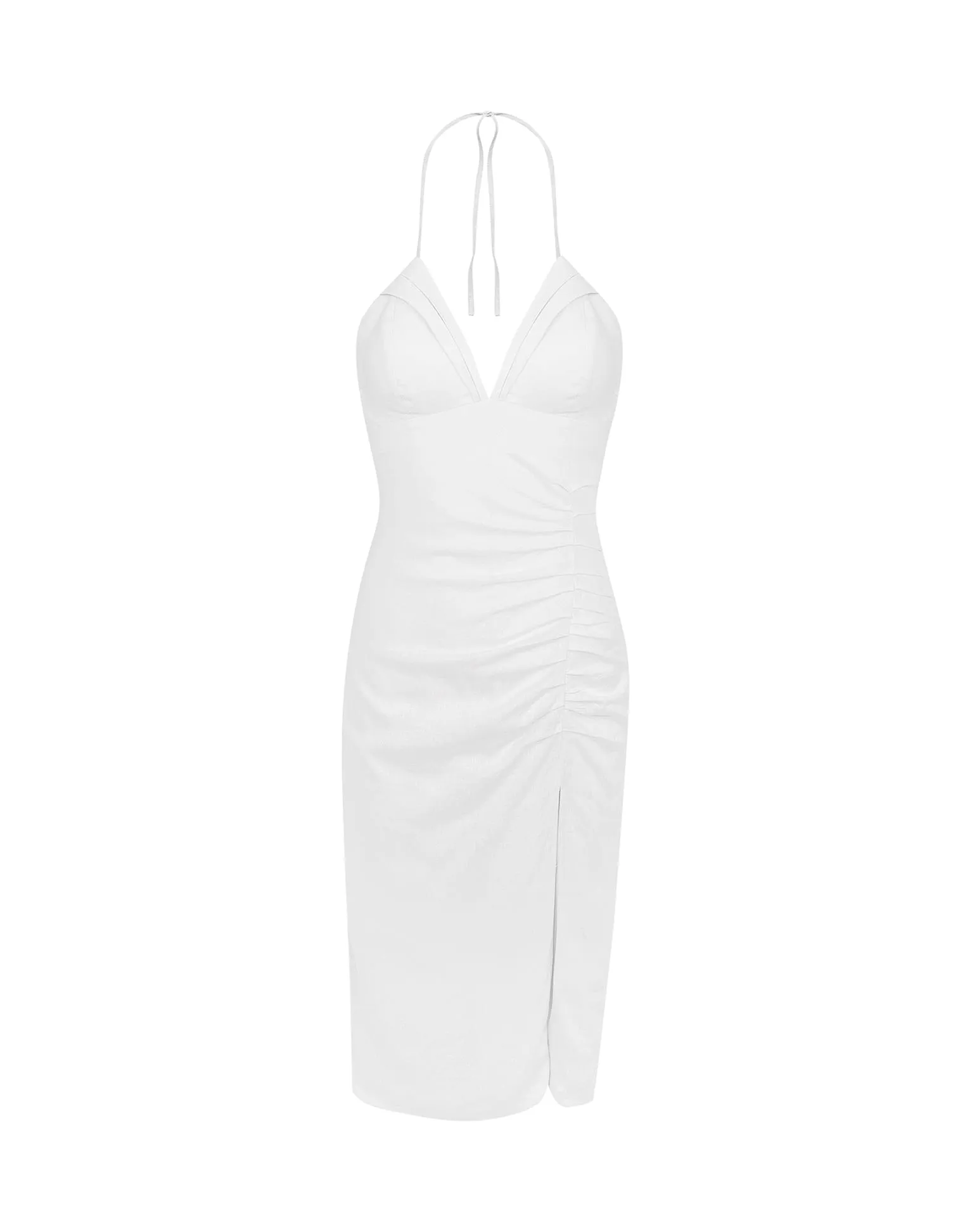Amber Midi Dress - Off White