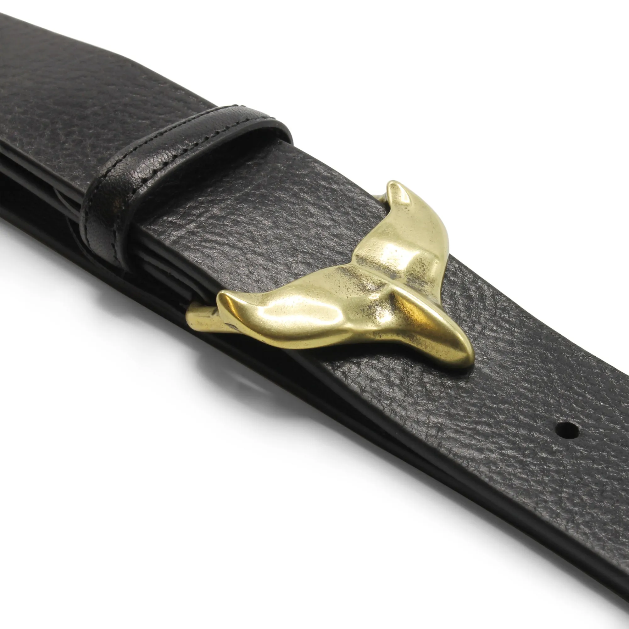 Antique Whale Tail Buckle 40mm