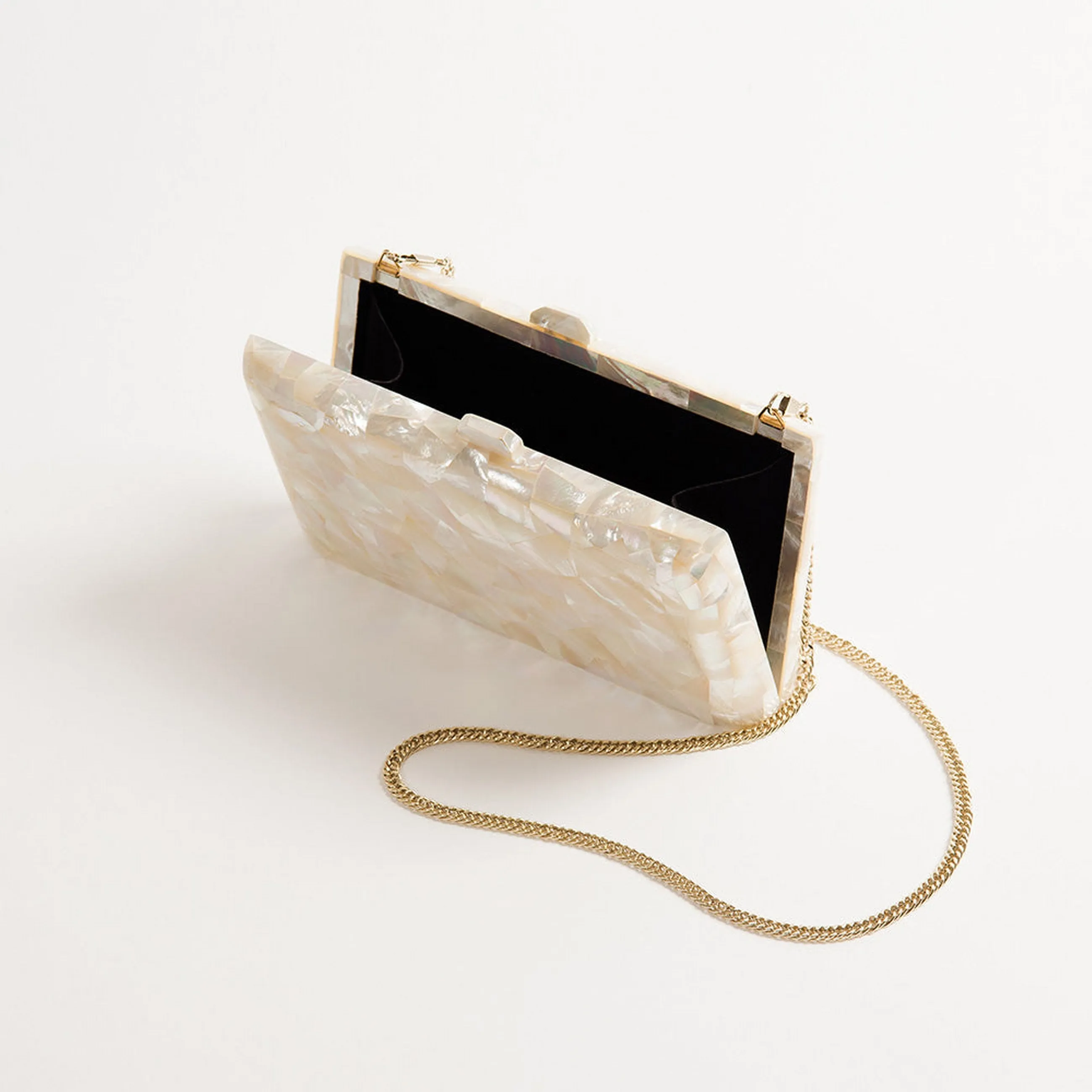 Aphrodite Mother of Pearl Bag Ivory