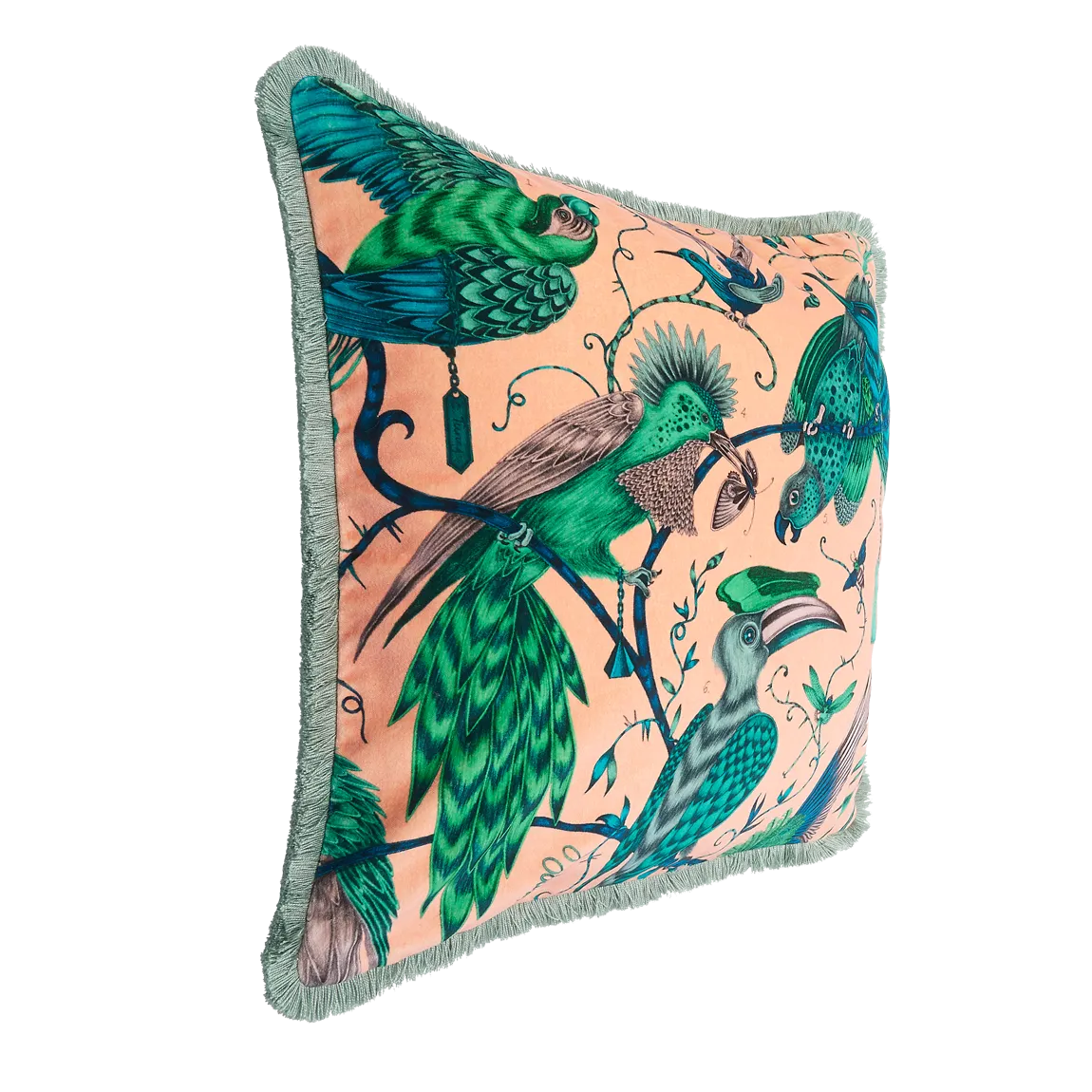 Audubon Luxury Velvet Cushion