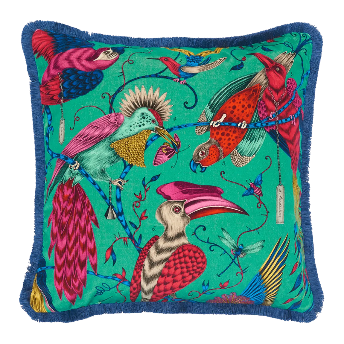 Audubon Luxury Velvet Cushion