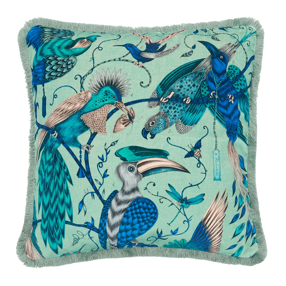 Audubon Luxury Velvet Cushion