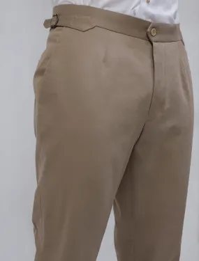 BEIGE BUCKLE PANT