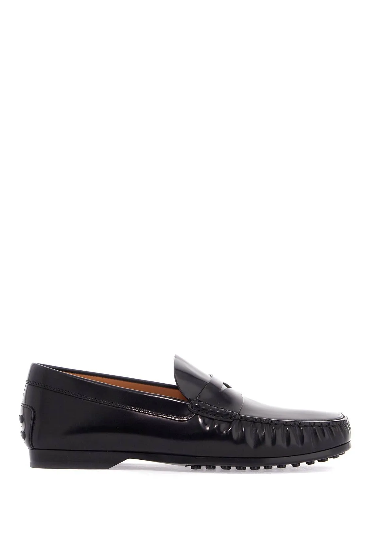 Calfskin Rubber-Sole Loafers
