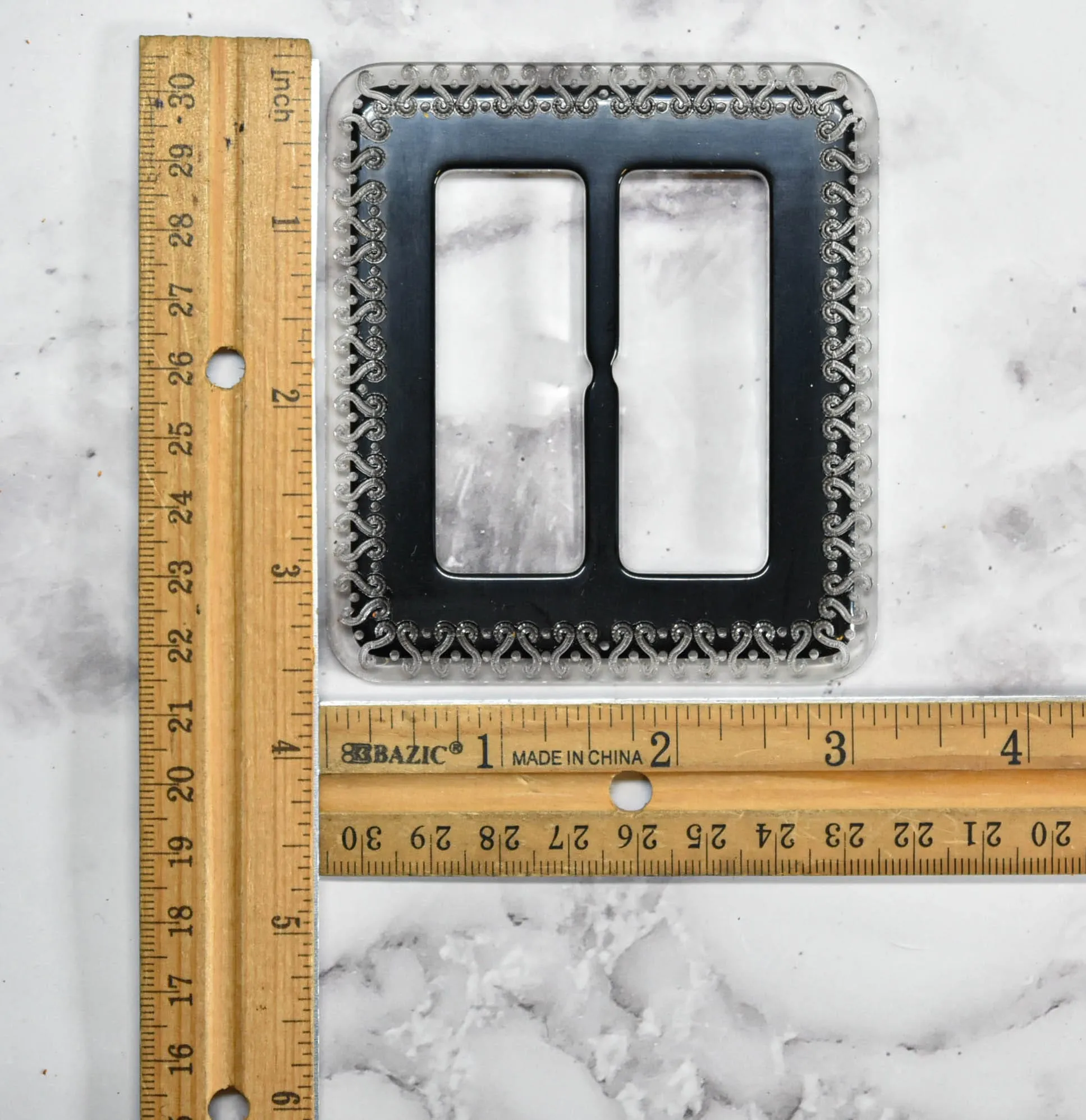 Classy Buckle 3.25" x 3.50" - 1 Piece