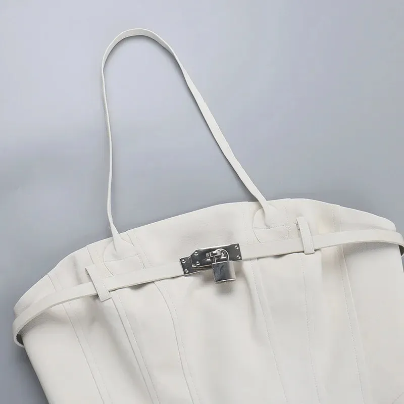 Corset Metal Stylish Lock Buckle Top