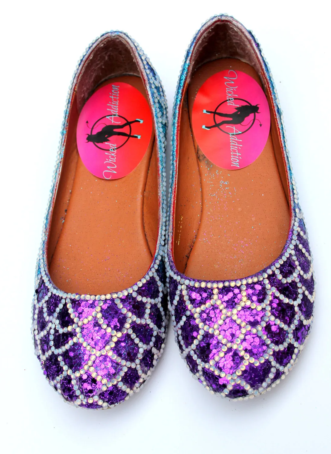 Crystal Ombre Mermaid Flats