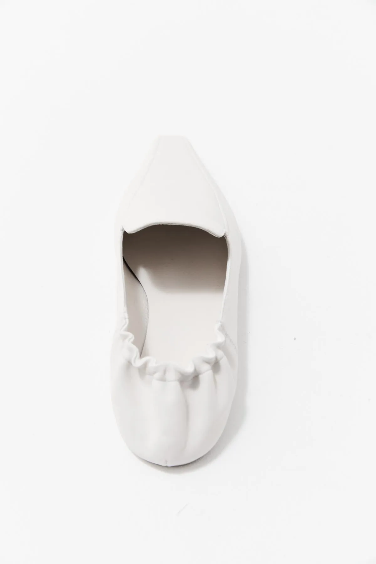 Flat Loafer - White