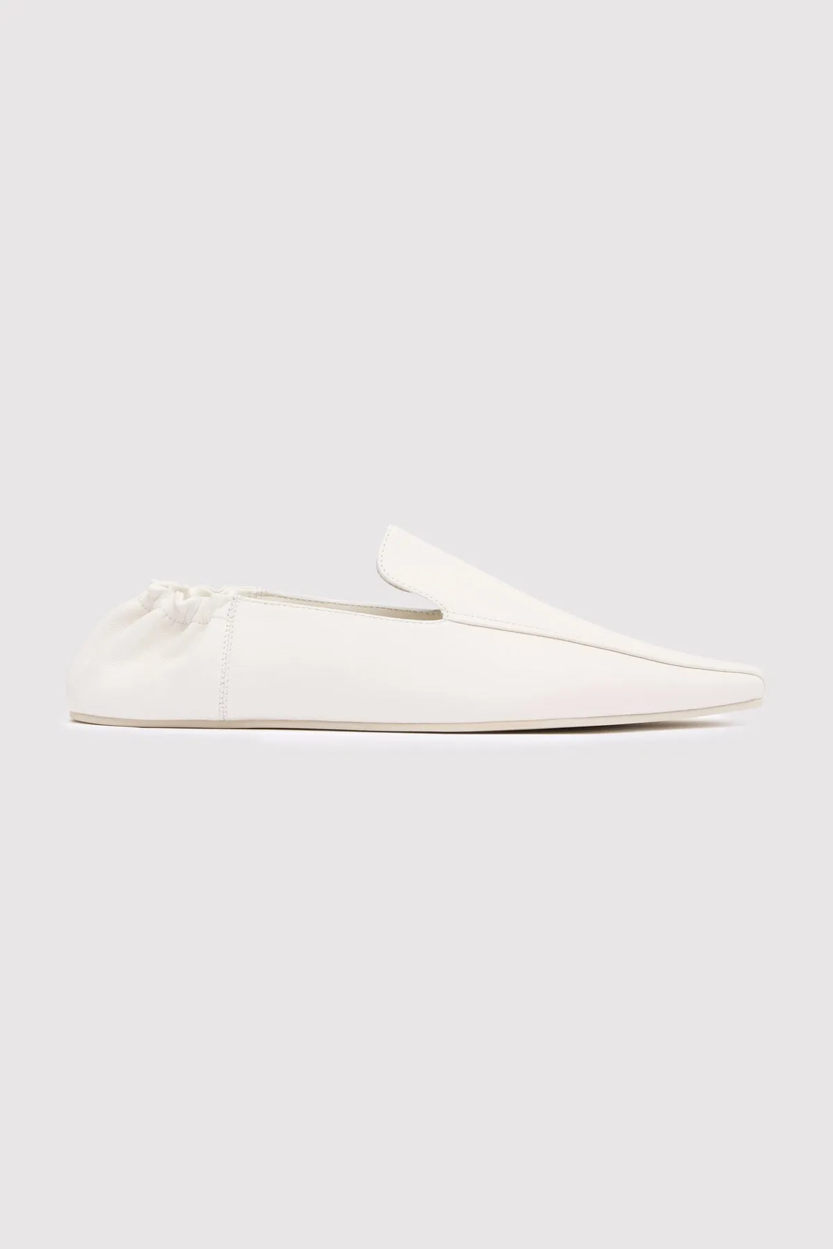Flat Loafer - White
