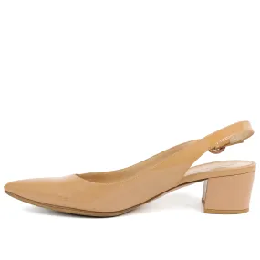 Gianvito Rossi Sling Back Patent Nude 39