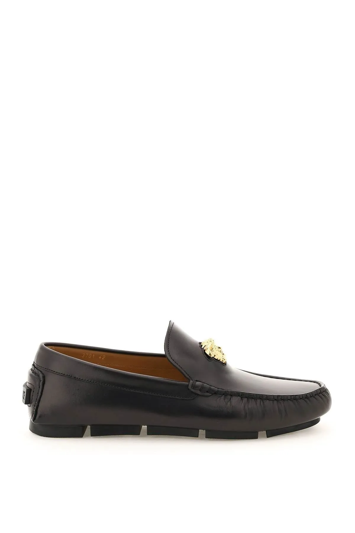 LA MEDUSA LEATHER LOAFERS