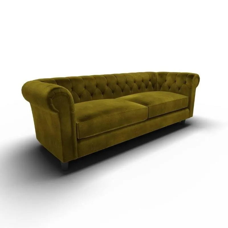 Lovely Velvet in chartreuse