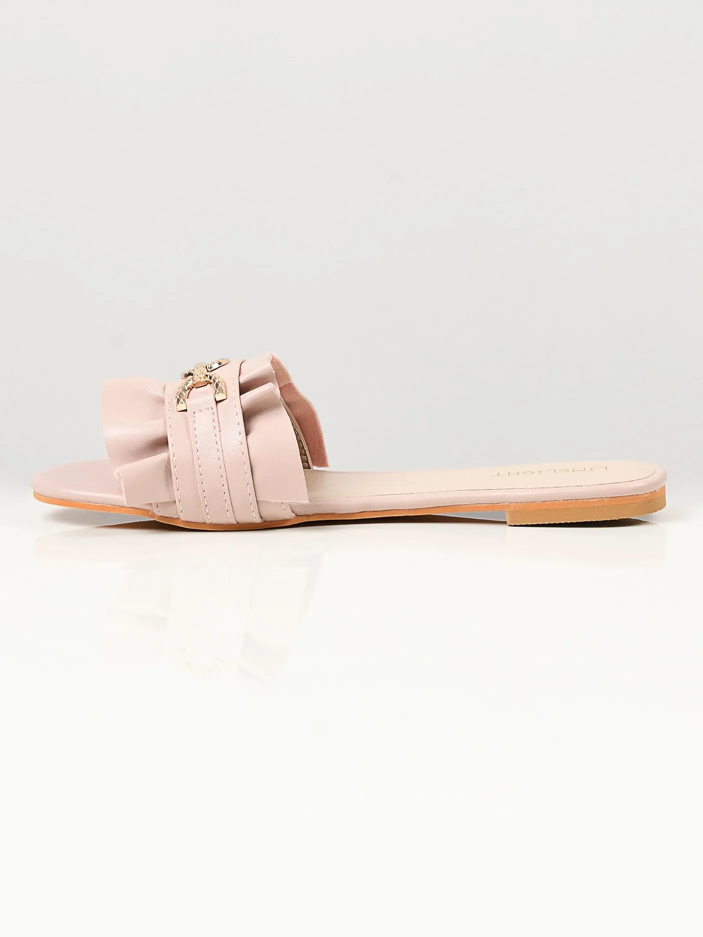 Metal Chain Slides - Pink