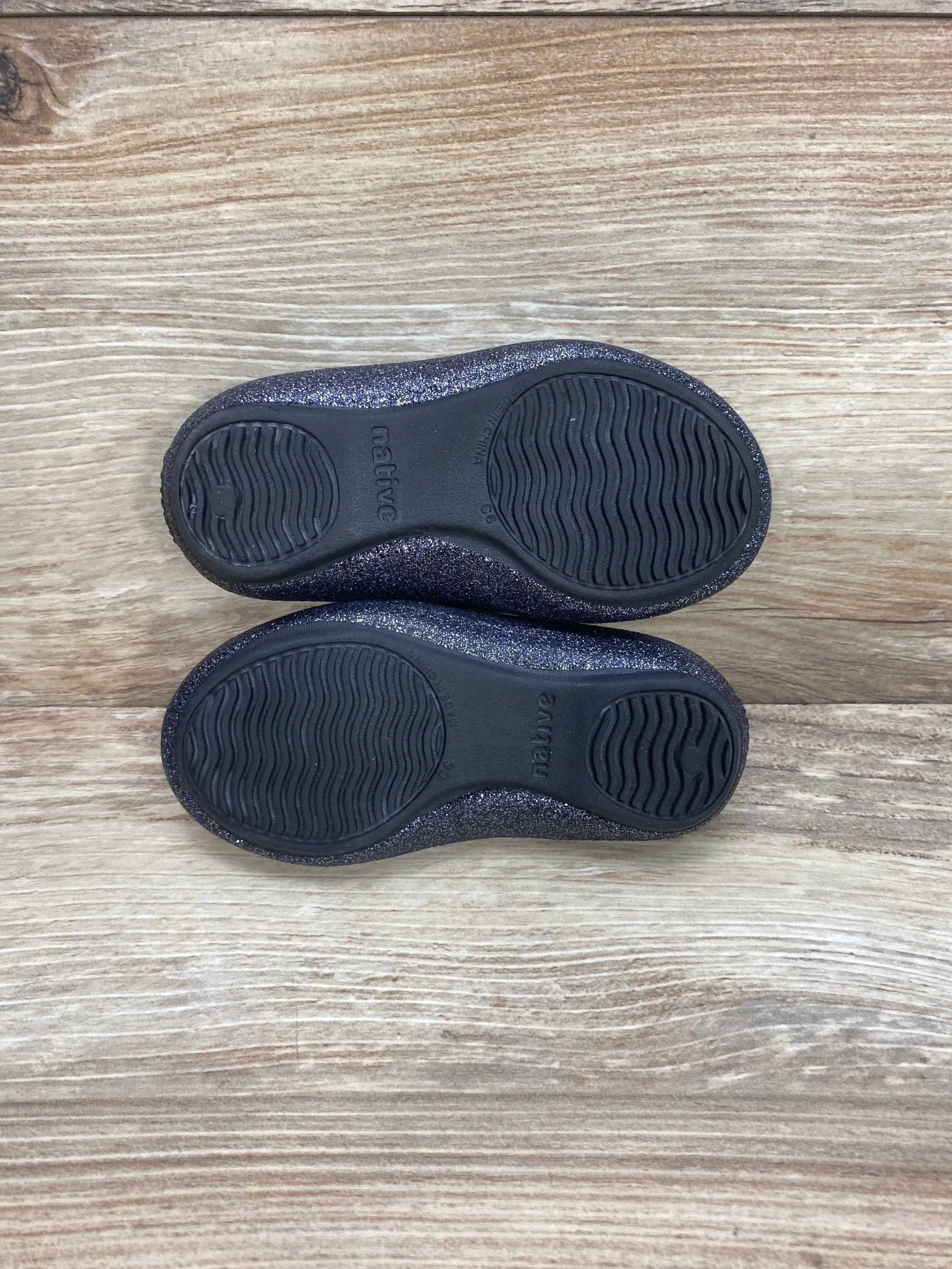 Native Margot Bling Black Ballet Flats sz 6c