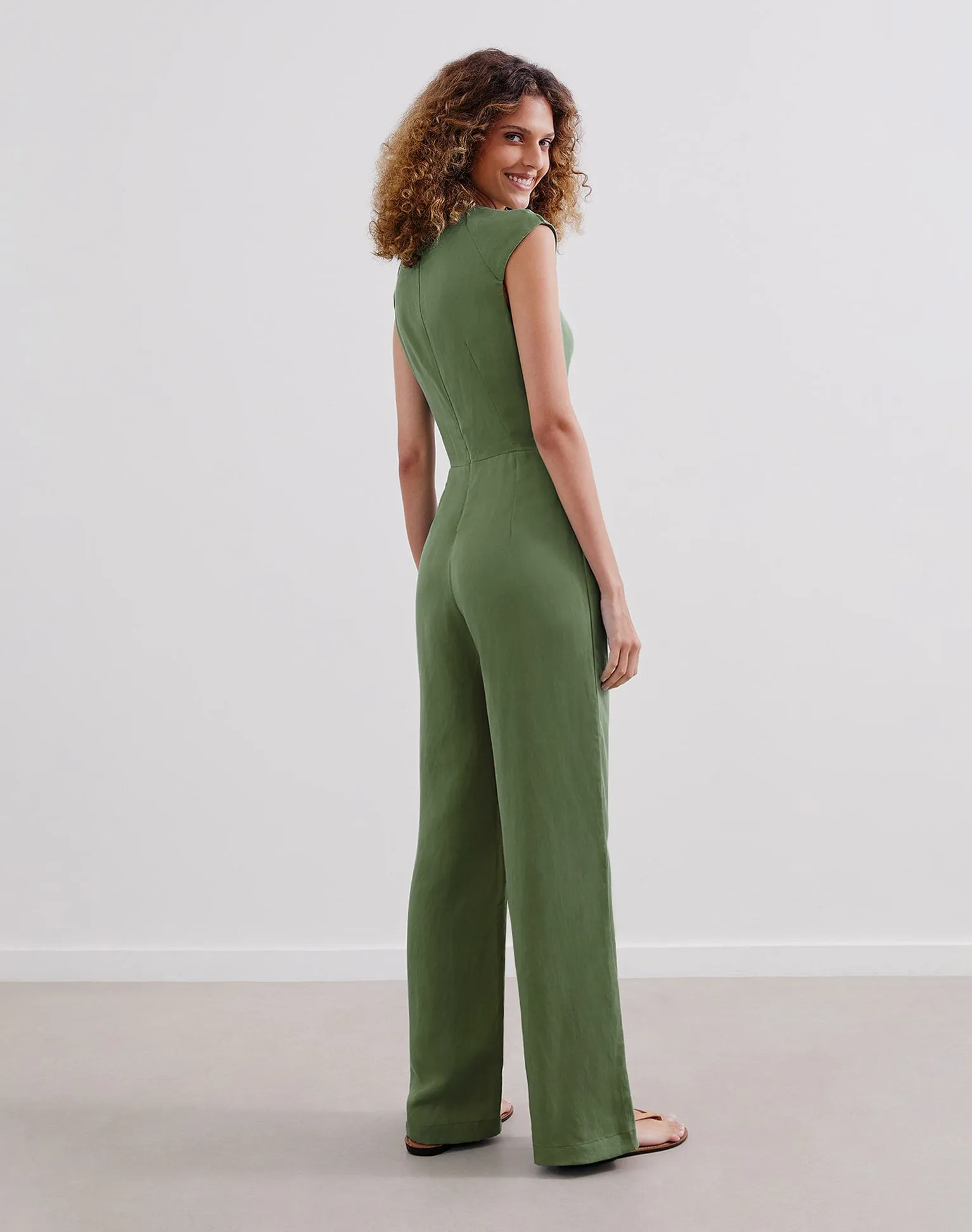 Raika Detail Jumpsuit (exchange only) - Aspen
