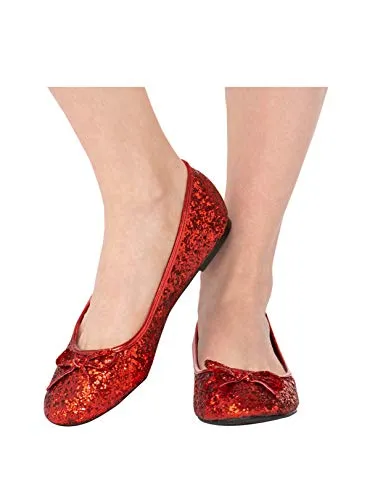 Rubie's Red Glitter Shoes For Adults