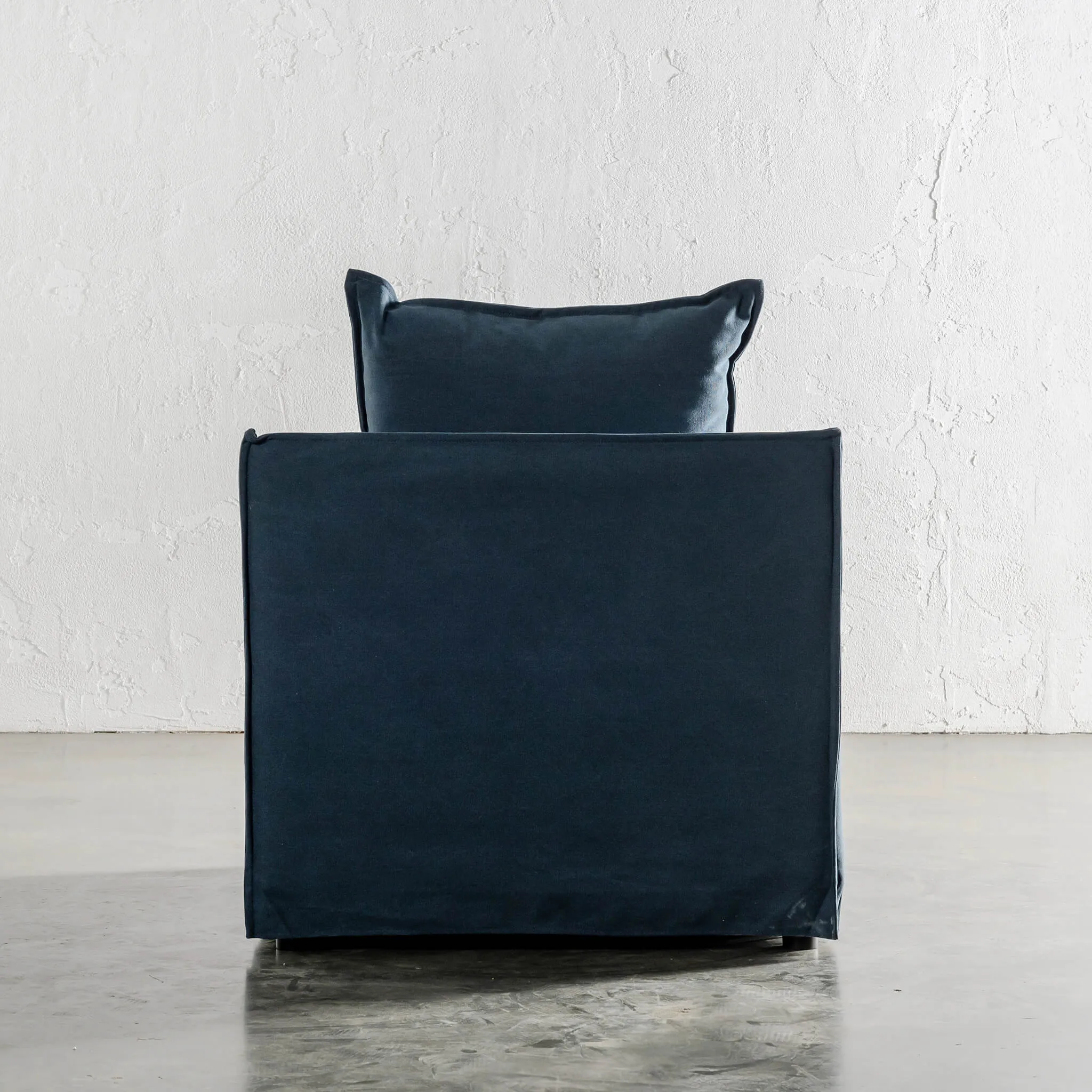 SEVILLA SLIPCOVER ARMCHAIR   |  MIDNIGHT DENIM