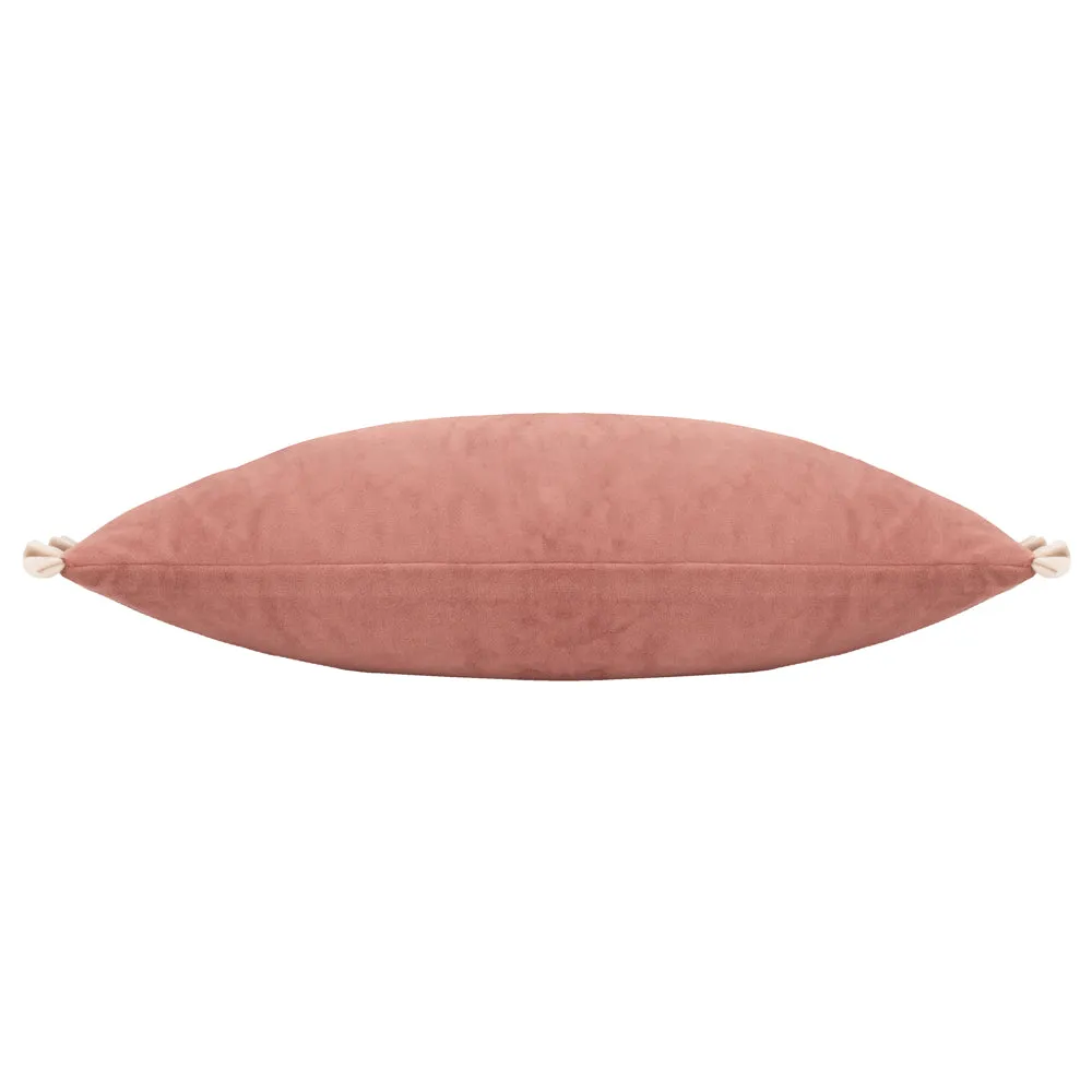 Tilly Velvet Reversible Cushion Pear/Shell
