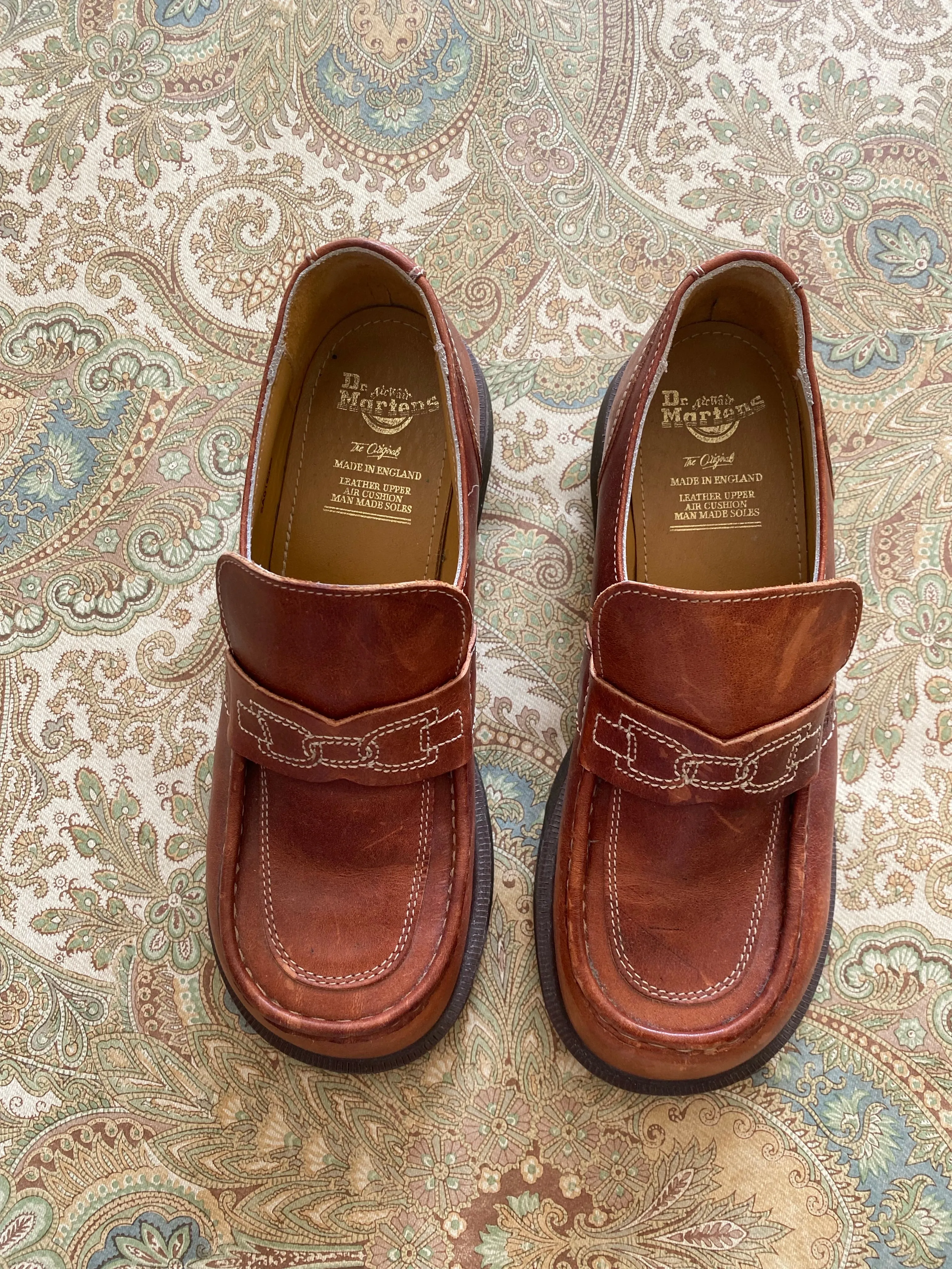 Vintage 90's Doc Marten Platform Loafers