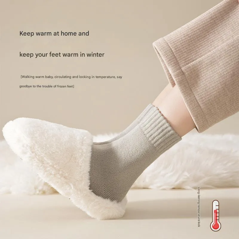 Women's Mid Calf Fleece Socks